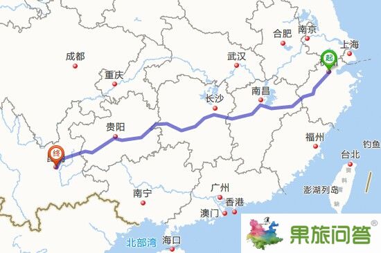 浙江到云南火車，浙江到云南多少公里，浙江到云南機(jī)票要多少錢？