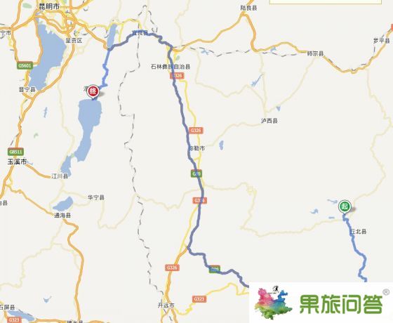 普者黑到撫仙湖有多遠？多少公里？普者黑到撫仙湖汽車