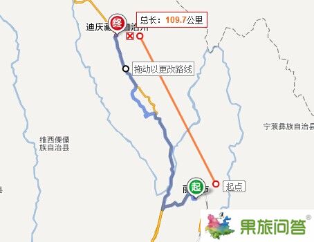 麗江到香格里拉180.5公里，麗江到香格里拉汽車需要3小時30分鐘
