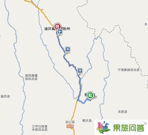 從麗江到香格里拉有多少公里？