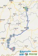 從重慶到文山開車怎么坐車？有多少公